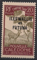 WALLIS ET FUTUNA - 1930 - Taxe TT N°YT. 16 - Cerf 20c Brun - Neuf Luxe** / MNH - Postage Due