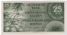 NETHERLANDS INDIES,25 GULDEN,1946,P.91,VF-XF - Dutch East Indies