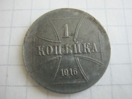 Ober Ost 1 Kopeck 1916 J ( Occupation Coinage ) - Autres & Non Classés
