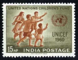 Delcampe - India 1960 Mi 318 MNH UNICEF Day - Ungebraucht