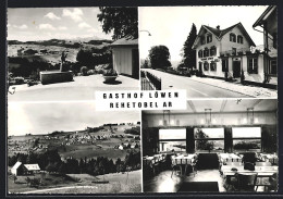 AK Rehetobel /Ar., Gasthof Löwen, Innenansicht, Ortspartie  - Rehetobel