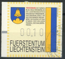 Liechtenstein 1995 ATM Michel Nummer 11 Gestempelt - Machine Labels [ATM]