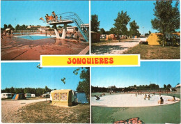 Delcampe - CPM 84 (Vaucluse) Jonquières - La Piscine Et Le Camping Municipal TBE éd. De Provence G.A.L. - Schwimmen