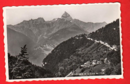 ZCJ-17  Morcles Et La Cime De L'Est Dents Du Midi Sur Champéry Cachet Militaire Gardes Fortifications 10. Perrochet 8462 - Morcles