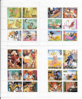 Delcampe - Lot Briefmarken Entenhausen - Disney