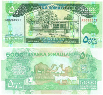 Somaliland 5000 Shillings 2011 UNC - Somalia