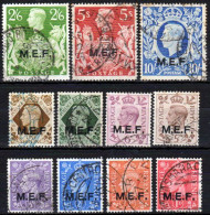 01596 - Emissione Soprastampata Britannica "M.E.F." Del 1943 (o) Used - Senza Difetti Occulti. - British Occ. MEF