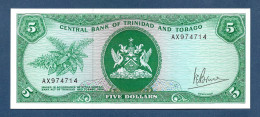 Trinidad & Tobago $5 Dollars 1964 (1977) P31a UNC - Trinidad & Tobago
