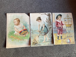 Delcampe - 3 Chromos CHICOREE A LA FRANCAISE  Enfants  PAUL MAIRESSE  Cambrai  (1) - Tè & Caffè