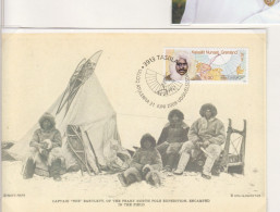 Groenland Maxi-kaart Met FDC Stempel Michel-nr. 535 - Cartes-Maximum (CM)