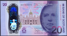 Scotland 20 Pounds 2021 UNC P- W132b < Bank Of Scotland > Polymer - 20 Pounds