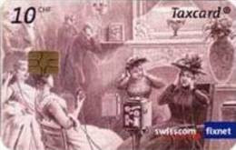 Schweiz - CP146 A - The Teatrophone In Paris, 1892 - (Chip: GM4 ) - 07/2006 - 400.000ex. - 10 CHF - Schweiz