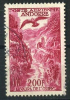Andorre - Poste Aérienne - YT N° 3 - Oblitéré - 1950 - Airmail