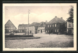 AK Lütjenburg I. Holstein, Marktplatz Mit Gebäuden  - Lütjenburg
