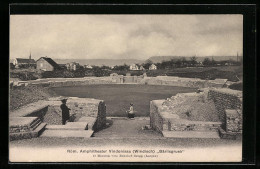 AK Brugg, Röm. Amphitheater Vindonissa (Windisch) Bärlisgrueb  - Windisch