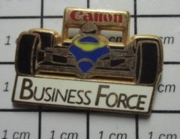 1117 Pin's Pins / Beau Et Rare / SPORTS / FORMULE 1 F1 CANON BUSINESS FORCE Par DRAGO - Automovilismo - F1