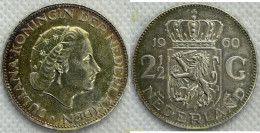 4486 HOLANDA 1960 NEDERLAND HOLANDA 2 1/2 GULDEN 1960 - 1815-1840 : Willem I