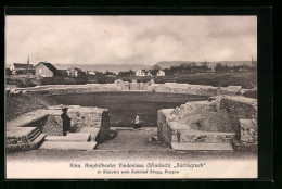 AK Brugg, Röm. Amphitheater Vindonissa (Windisch) Bärlisgrueb  - Windisch
