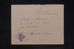 ESPAGNE - Enveloppe De Santander Pour La France En 1884, Ambulant Au Verso - L 165402 - Briefe U. Dokumente