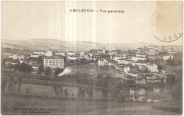 Delcampe - D 69.  AMPLEPUIS.  VUE GENERALE CARTE ECRITE - Amplepuis