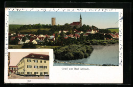AK Bad Abbach, Bad, Teilansicht Mit Kirche  - Bad Abbach