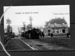 PHOTO  LEYSELE ALVERINGEN WEST VLAANDEREN GARE STATIE STATION REPRO - Alveringem