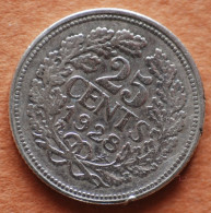 PAYS-BAS 25 Cents 1928. - 2.5 Cent