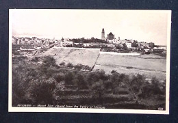 Delcampe - Cp, Palestine, Jerusalem, Mount Sion Viewed From The Valley Of Hinnon, Le Mont Sion, Vierge - Palästina