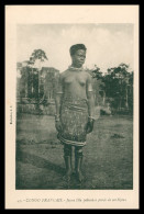 Delcampe - * CONGO FRANÇAIS - JEUNE FILLE PAHOUINE PARÉE DE SES BIJOUX - NU ETHNIQUE - NUE NUDE NAKED - 45 - COLLECTION J.F. - Französisch-Kongo