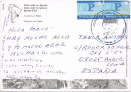58055. Postal Aerea PUERTO IGUAZU (Argentina) 2004. Vista Cataratas De Iguazú - Covers & Documents