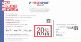 BRD / Bund Aachen  Dialogpost DV 12.24 0,31 Euro 2024 Intersport Sporthaus Drucks Black Friday - Brieven En Documenten