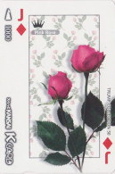 Rare Carte à Jouer JAPON Série Jeu De Cartes VALET / N° 50/52 - FLEUR PINK ROSE - FLOWER JAPAN Playing K Card - Flowers