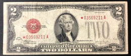 Usa U.s.a. Stati Uniti 1928 F  $5 DOLLAR UNITED STATES  Red Seal Star Replacement LOTTO.122 - Billets Des États-Unis (1862-1923)