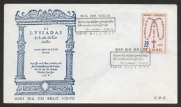 Timor Oriental Portugal Cachet Commémoratif Journée Du Timbre 1972 Camões Lusiadas East Timor Event Postmark Stamp Day - Timor Oriental
