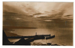 RP Postcard Of Sunset At Whitby, Yorkshire - Whitby