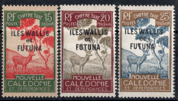 Wallis & Futuna Timbres-Taxe N°15** à 17** Neufs Sans Charnières TB Cote :  5€25 - Postage Due
