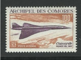 Concorde 1er Vol 1969, Comores PA 29 Neuf ** MNH Cote YT 24€ - Posta Aerea