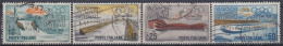 ITALY 958-961,used,hinged - Winter 1956: Cortina D'Ampezzo