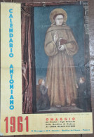 Calendario - Il Messaggero Di S.antonio - Basilica Del Santo - Padova - Da Parete - Anno 1961 - Big : 1961-70
