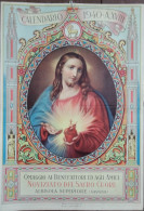 Calendario - Noviziato Del Sacro Cuore - Albisola Superiore - Da Parete - Anno 1940 - Grand Format : 1921-40