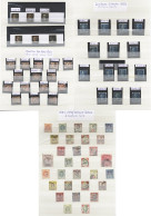 1840-1934 U Collection In A Stock Book With 1d Blacks (6) Incl. A Fine Four Margin Example Of Pl.1b, ½d Plates Incl. 9 ( - Other & Unclassified
