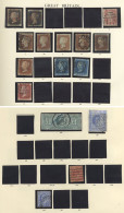 1840-1970 Rather Untidy Remaindered Lot In A Windsor Album Incl. 1840 1d (2) Faults, 1841 1d (6), 2d, Range Of 1d Plates - Other & Unclassified