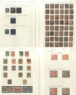 1840-1973 Collection In A Stamford Major Album Incl. 1840 1d (2) Cut Into Or Creased, 1840 2d Three Margins, 1841 2d (2) - Other & Unclassified