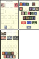 1856-1970 Collection On Windsor Leaves (360 Stamps) Incl. 1867 5s Pl.2 U (crease), 1902 2/6d & 5s FU, 1913 2/6d U, 1918  - Other & Unclassified