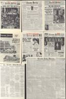 LEICESTER MERCURY NEWSPAPER Eight Miniature Copies In A Special Printed Envelope. 1874-1974 Incl. Abdication Of KEVIII,  - Other & Unclassified