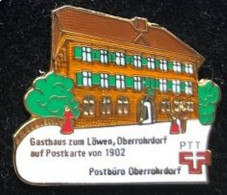 BUREAU DE POSTE SUISSE - SWISS OFFICE POST - PTT - POSTBÜRO - OBERROHRDORF - SCHWEIZ - 1902 - SVIZZERA - EGF - (JAUNE) - Mail Services