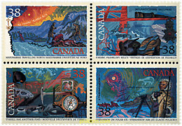 5940 MNH CANADA 1989 EXPLORACION DEL CANADA - Fossils