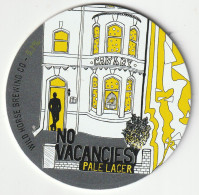 UNUSED KEG CLIP FRONT - WILD HORSE BREWING CO (WALES) - NO VACANCIES PALE LAGER - Schilder