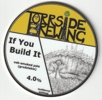 USED KEG CLIP FRONT - TORSIDE BREWING - IF YOU BUILD IT PALE - Schilder