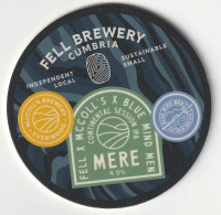 USED KEG CLIP FRONT - FELL BREWERY & McCOLLS, - MERE CONTINENTAL SESSION IPA - Schilder